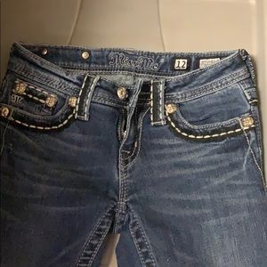 Miss me size 12 girls jeans